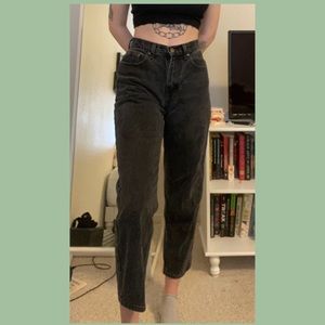 vintage ll bean high waisted jeans.